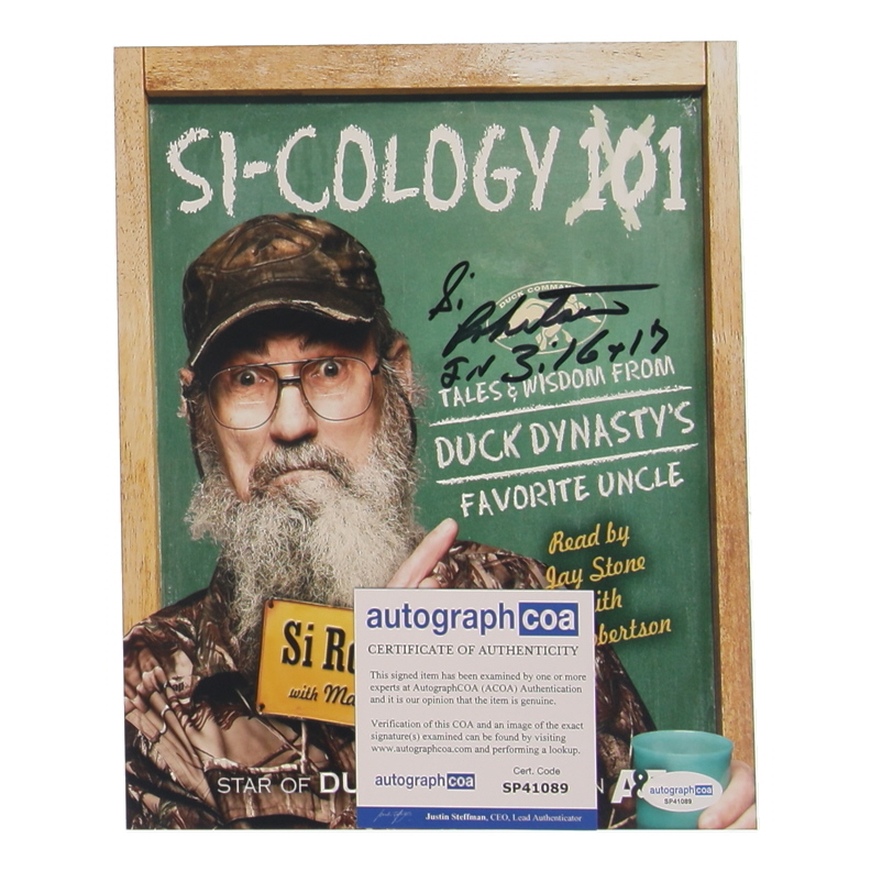 Si Robertson Signed "Duck Dynasty" 8x10 Photo (AutographCOA) at PristineAuction.com Si Robertson Signed "Duck Dynasty" 8x10 Photo (AutographCOA) at PristineAuction.com