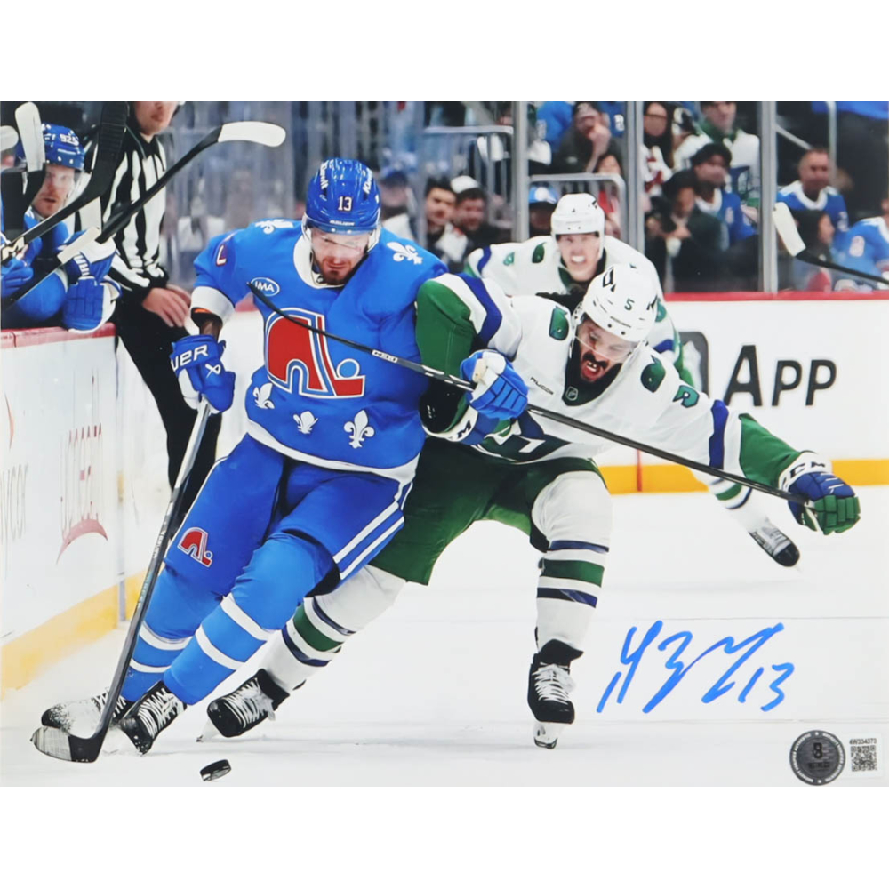 Valeri Nichushkin Signed Avalanche 8x10 Photo (Beckett) at PristineAuction.com