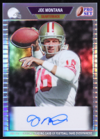Joe Montana 2024 Leaf Joe Montana Legacy '89 Pro Set Prismatic Silver Autographs #89PJM3 #04/35 at PristineAuction.com