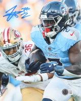 Tyjae Spears Signed Titans 8x10 Photo (Beckett) at PristineAuction.com