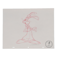 "Roger Rabbit" By Scott T. Cook 11x14 Original Art at PristineAuction.com