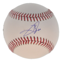 Jackson Chourio Signed OML Baseball (Fanatics & MLB) at PristineAuction.com