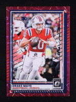 Drake Maye 2025 Donruss Optic Pink Velocity #47 #18/99 at PristineAuction.com