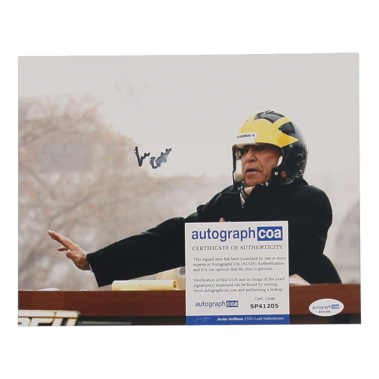 Lee Corso Signed 8x10 Photo (AutographCOA) at PristineAuction.com Lee Corso Signed 8x10 Photo (AutographCOA) at PristineAuction.com