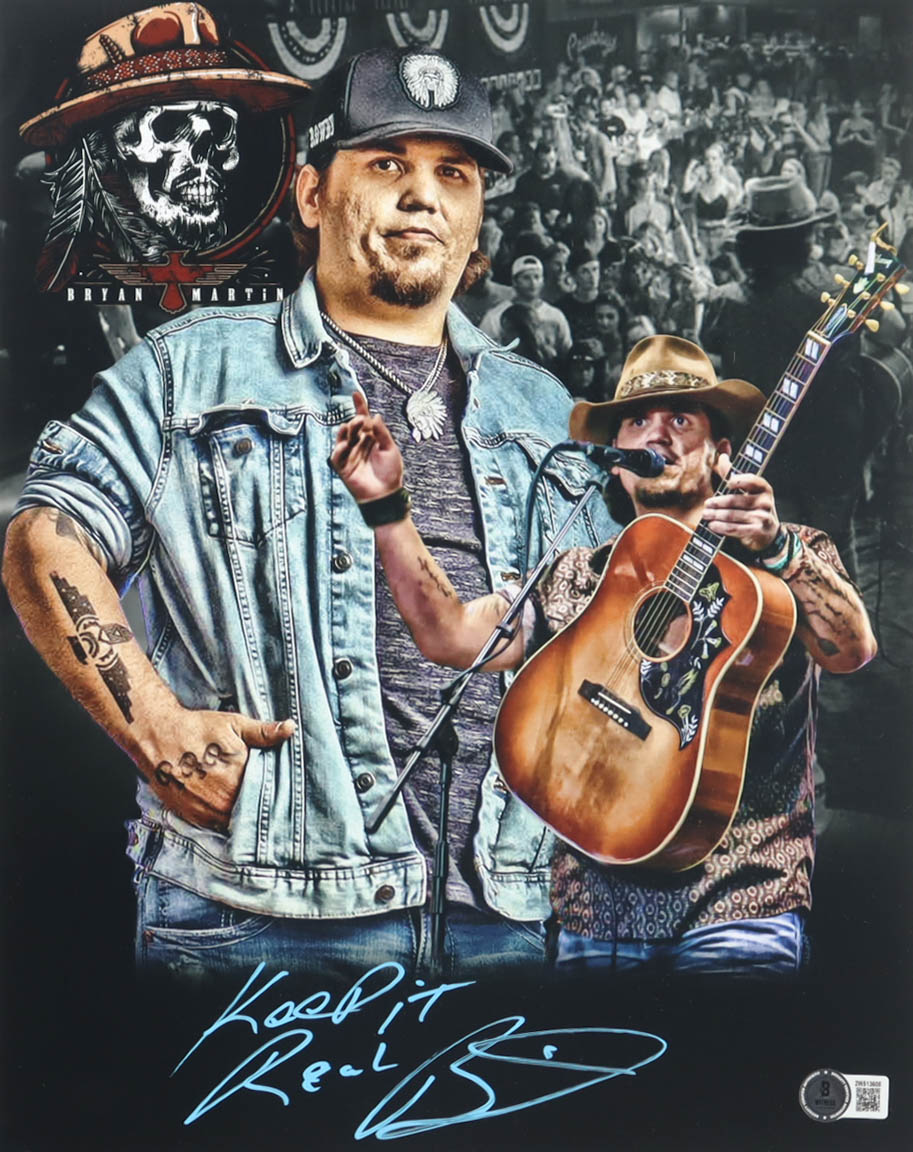 Bryan Martin Signed 11x14 Photo Inscribed "Keep It Real" (Beckett) at PristineAuction.com Bryan Martin Signed 11x14 Photo Inscribed "Keep It Real" (Beckett) at PristineAuction.com