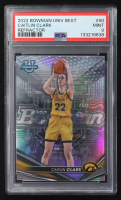 Caitlin Clark 2022 Bowman University Best Refractor #50 RC (PSA 9) at PristineAuction.com
