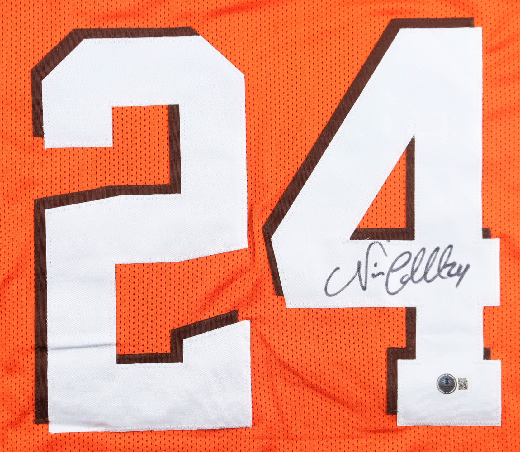 Nick Chubb Signed Jersey (Beckett) at PristineAuction.com Nick Chubb Signed Jersey (Beckett) at PristineAuction.com