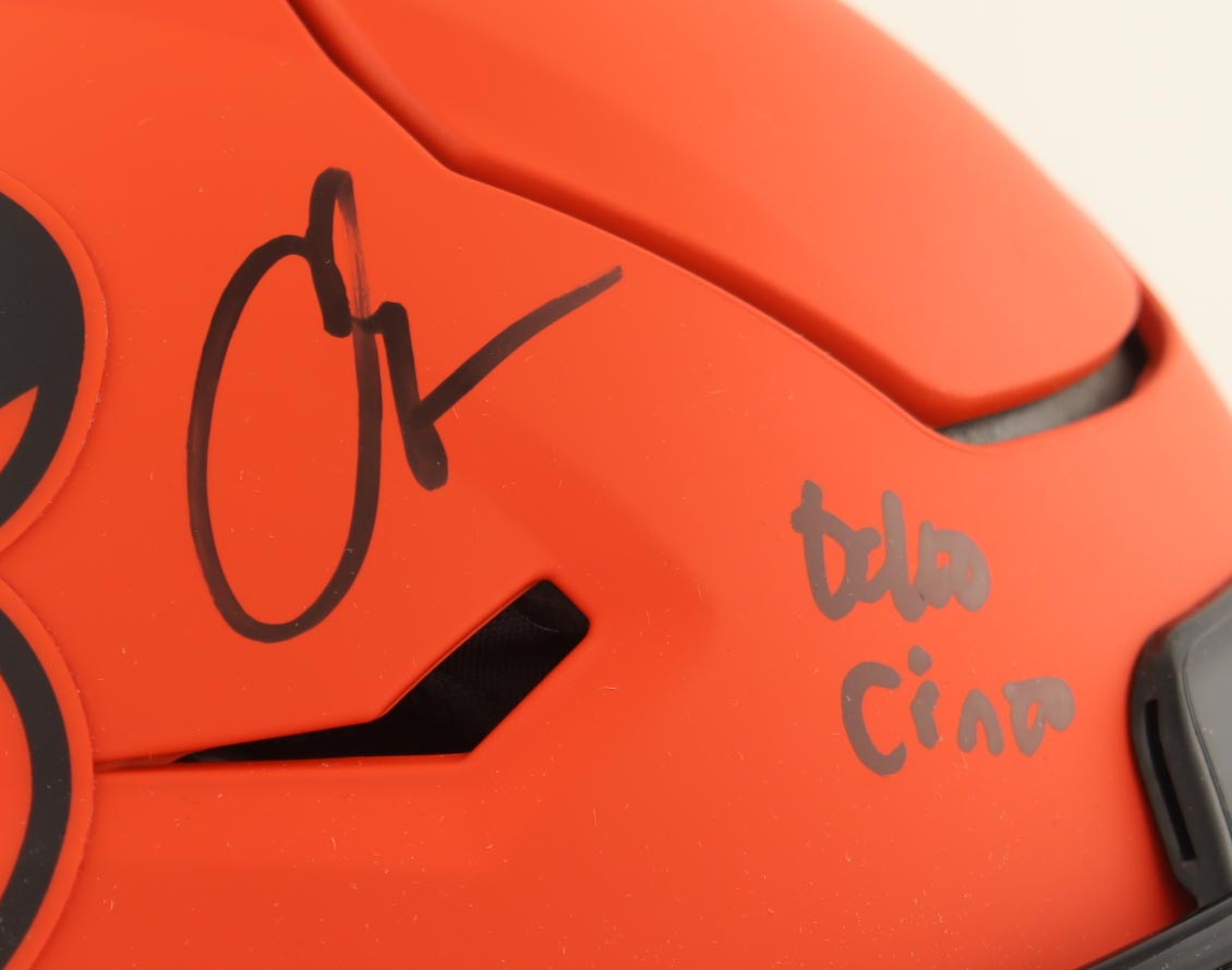 Chad "Ochocinco" Johnson Signed Bengals Rave Alternate Full-Size Authentic On-Field SpeedFlex Helmet (Beckett) at PristineAuction.com Chad "Ochocinco" Johnson Signed Bengals Rave Alternate Full-Size Authentic On-Field SpeedFlex Helmet (Beckett) at PristineAuction.com