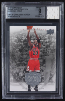 Michael Jordan 2009-10 Upper Deck Michael Jordan Legacy Collection #48 With Game-Used Jersey Swatch (BGS 9) at PristineAuction.com
