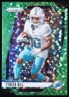 Tyreek Hill 2024 Panini Prizm Prizms No Huddle Neon Green #177 #03/10 at PristineAuction.com