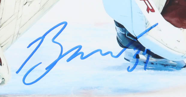 Mackenzie Blackwood Signed Avalanche 11x14 Photo (Beckett) at PristineAuction.com Mackenzie Blackwood Signed Avalanche 11x14 Photo (Beckett) at PristineAuction.com