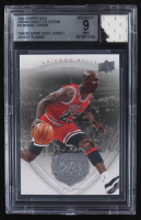 Michael Jordan 2009-10 Upper Deck Michael Jordan Legacy Collection #41 With Game-Used Jersey Swatch (BGS 9) at PristineAuction.com