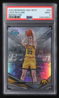 Caitlin Clark 2022 Bowman University Best Refractor #50 RC (PSA 9) at PristineAuction.com