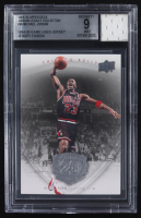 Michael Jordan 2009-10 Upper Deck Michael Jordan Legacy Collection #46 With Game-Used Jersey Swatch (BGS 9) at PristineAuction.com