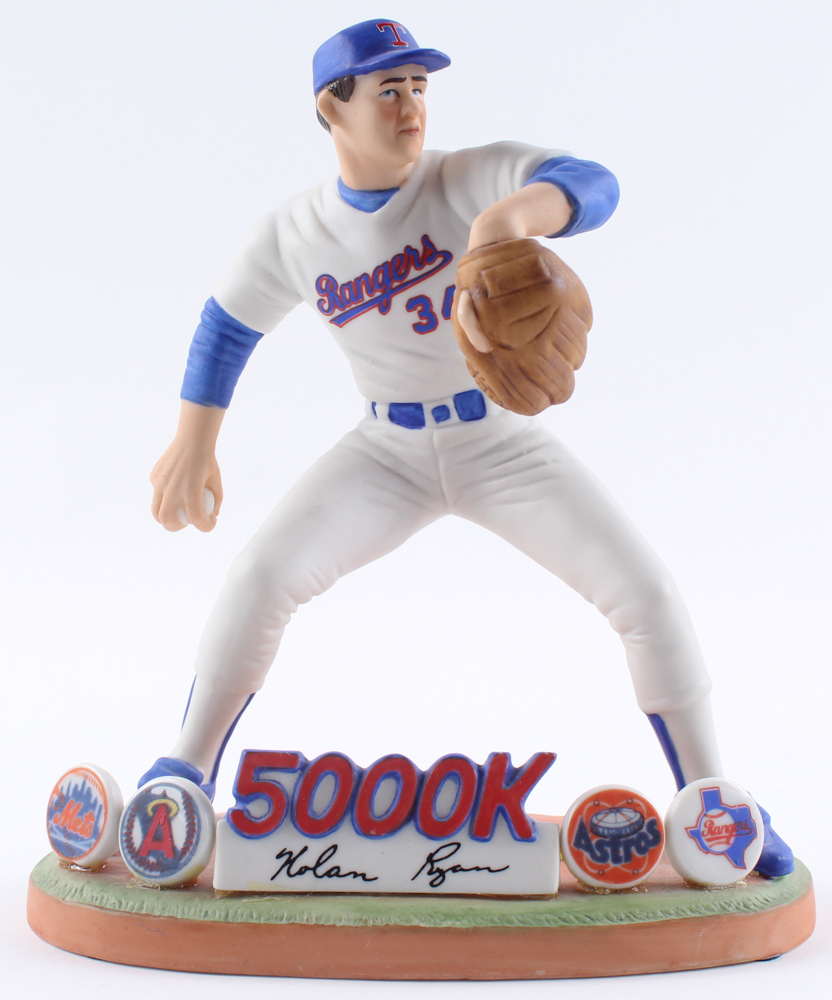 Nolan Ryan "5000 Strikeouts" Rangers Ceramic Figure at PristineAuction.com Nolan Ryan "5000 Strikeouts" Rangers Ceramic Figure at PristineAuction.com