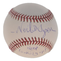 Neil deGrasse Tyson Signed OML Baseball Inscribed "Keep Looking Up!" (Beckett) at PristineAuction.com