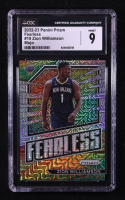 Zion Williamson 2022-23 Panini Prizm Fearless Prizms Mojo #19 #11/25 (CGC 9) at PristineAuction.com