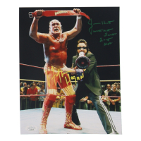 Hulk Hogan & Jimmy Hart Signed WWE 8x10 Photo Inscribed "Mouth of the South" & "2005 HOF" (JSA) at PristineAuction.com
