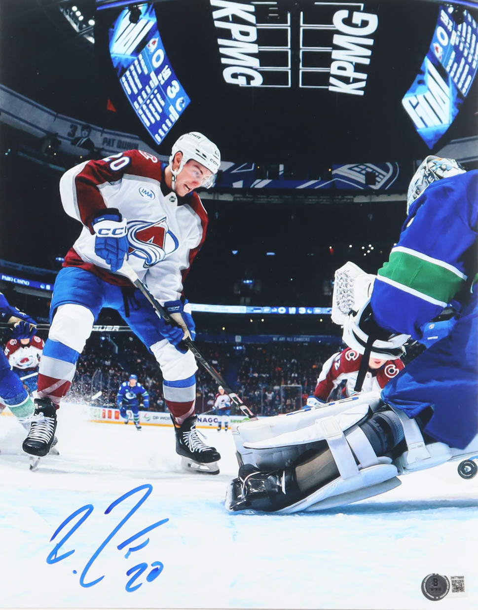 Ross Colton Signed Avalanche 11x14 Photo (Beckett) at PristineAuction.com Ross Colton Signed Avalanche 11x14 Photo (Beckett) at PristineAuction.com