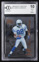 Marvin Harrison 1996 Select Certified Edition #91 RC (BCCG 10) at PristineAuction.com