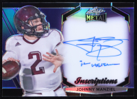 Johnny Manziel 2024 Leaf Metal Inscriptions Autographs Blue #MIJM1 #5/100 at PristineAuction.com