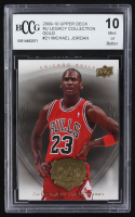 Michael Jordan 2009-10 Upper Deck MJ Legacy Collection Gold #21 (BCCG 10) at PristineAuction.com