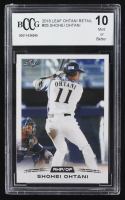 Shohei Ohtani 2018 Leaf Ohtani Retail #05 RC (BCCG 10) at PristineAuction.com