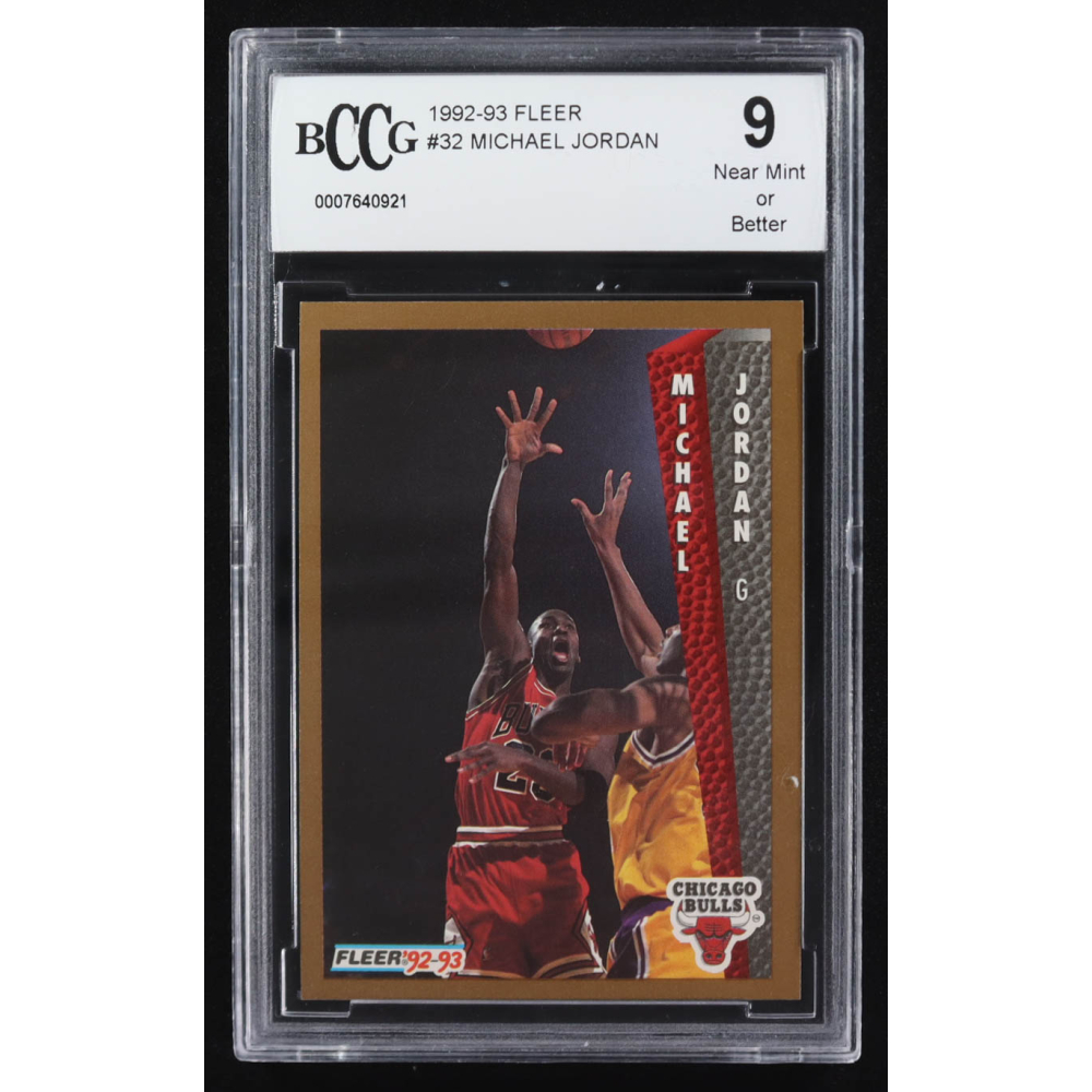 Michael Jordan 1992-93 Fleer #32 (BCCG 9) at PristineAuction.com