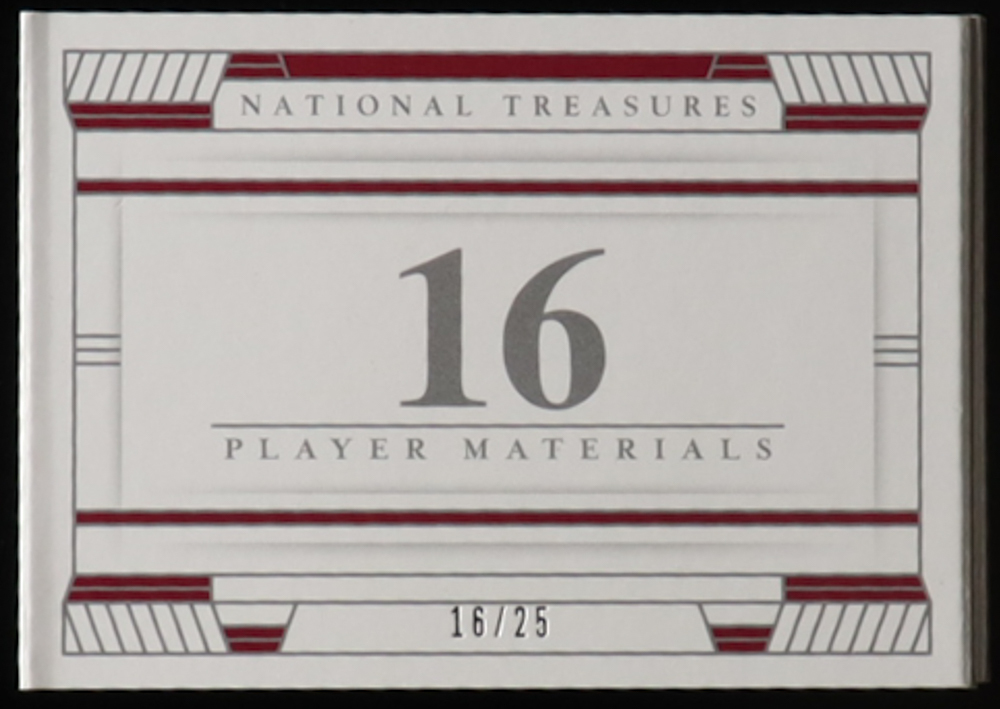 2019 Panini National Treasures 16 Player Materials #16-RC Vladimir Guerrero Jr. / Fernando Tatis Jr. / Pete Alonso / Austin Riley RC #16/25 at PristineAuction.com 2019 Panini National Treasures 16 Player Materials #16-RC Vladimir Guerrero Jr. / Fernando Tatis Jr. / Pete Alonso / Austin Riley RC #16/25 at PristineAuction.com