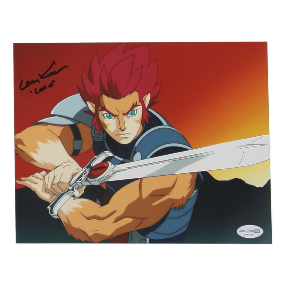 Larry Kenney Signed "Thungercats" 8x10 Photo Inscribed "Lion-O" (AutographCOA) at PristineAuction.com