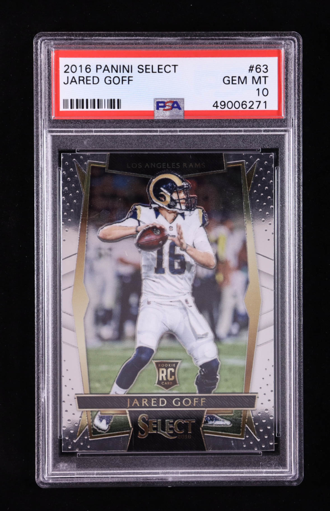 Jared Goff 2016 Select #63 RC (PSA 10)