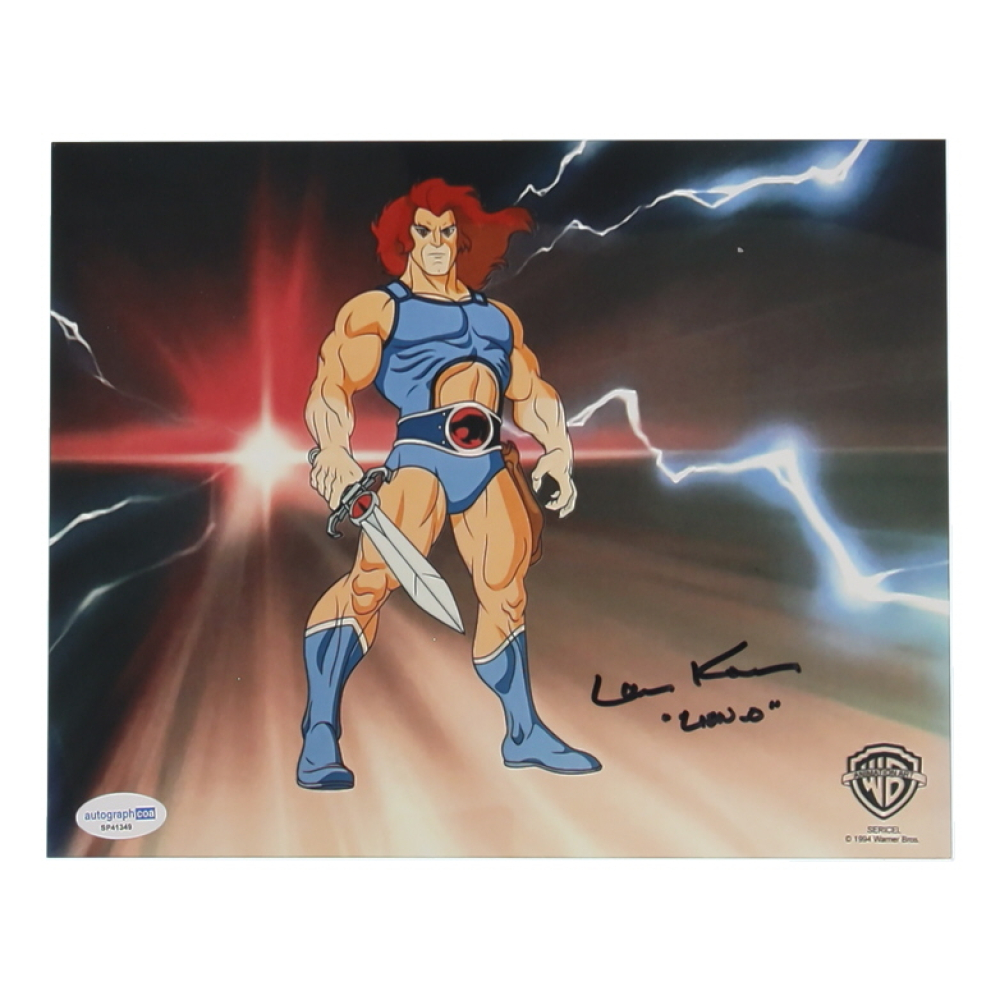 Larry Kenney Signed "Thungercats" 8x10 Photo Inscribed "Lion-O" (AutographCOA) at PristineAuction.com