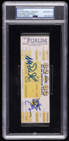 Magic Johnson & Julius Irving Signed 1982 Championship Playoffs Ticket (PSA Auto GEM MT 10) at PristineAuction.com