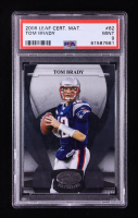 Tom Brady 2008 Leaf Certified Materials #82 (PSA 9) at PristineAuction.com