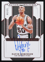 David Robinson 2024-25 Panini National Treasures Timeless Talents Ruby Autographs #TTS-ROB #12/24 at PristineAuction.com