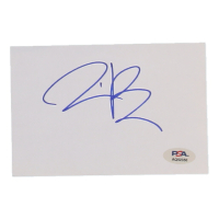 Tim Burton Signed 4x6 Index Card (PSA) at PristineAuction.com