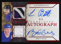 Brett Hull / Luc Robitaille 2020 Leaf ITG Used Dual Autographs #GUDA-06 #3/3 at PristineAuction.com