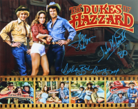 John Schneider, Catherine Bach & Tom Wopat Signed "The Dukes of Hazzard" 16x20 Photo with Character Name Inscriptions (Beckett) at PristineAuction.com