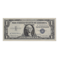 1957-B U.S. $1 Silver Certificate, Blue Seal - Fr.1621 Signed: Granahan / Dillon at PristineAuction.com