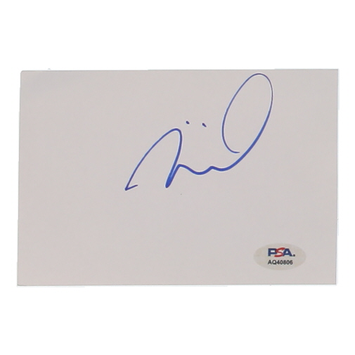 Vin Diesel Signed 4x6 Index Card (PSA) at PristineAuction.com Vin Diesel Signed 4x6 Index Card (PSA) at PristineAuction.com