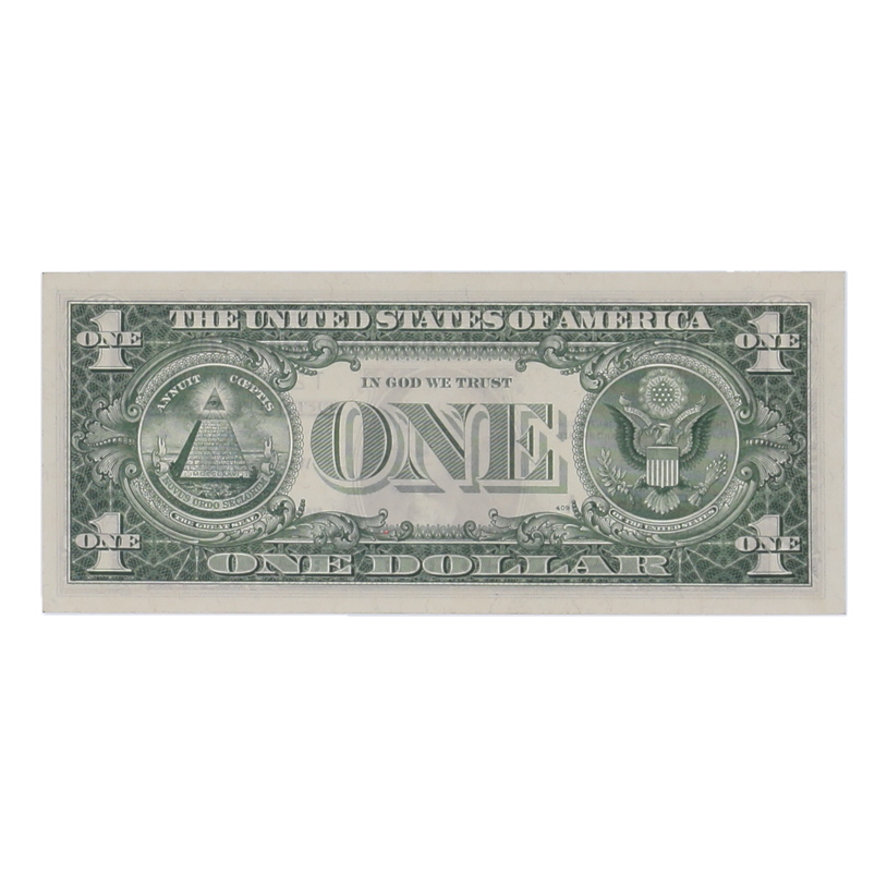 1957-B U.S. $1 Silver Certificate, Blue Seal - Fr.1621 Signed: Granahan / Dillon at PristineAuction.com 1957-B U.S. $1 Silver Certificate, Blue Seal - Fr.1621 Signed: Granahan / Dillon at PristineAuction.com