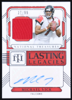 Michael Vick 2024 Panini National Treasures Lasting Legacies Material Autographs #29 #27/99 at PristineAuction.com
