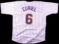 Derek Curiel Signed Jersey Inscribed "2025 National Champs" (Beckett) at PristineAuction.com