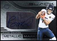 Rome Odunze 2025 Panini Black Autographs Metallic Marks #11 #073/215 at PristineAuction.com