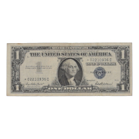 1957 U.S. $1 Silver Certificate "Star" Note, Blue Seal - Fr.1621* Signed: Priest / Anderson at PristineAuction.com