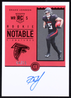 Drake London 2022 Panini Encased Rookie Notable Autographs Ruby #6 #04/15 RC at PristineAuction.com
