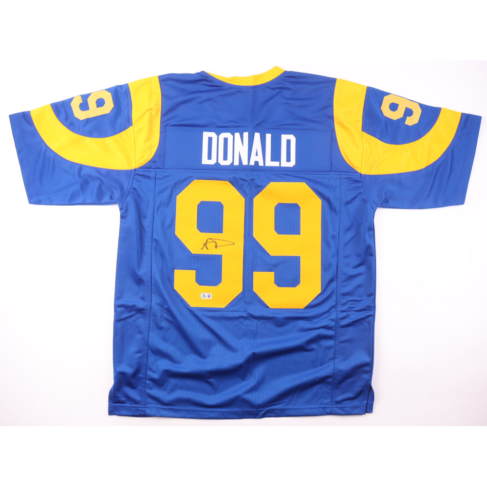 Aaron Donald Signed Jersey (Beckett) at PristineAuction.com