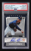 Nolan Ryan 2005 UD Trilogy Gerations Past Signatures #11/25 (PSA | Auto 10) at PristineAuction.com