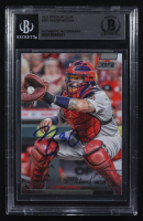 Yadier Molina Signed 2022 Stadium Club #297 (BGS) at PristineAuction.com