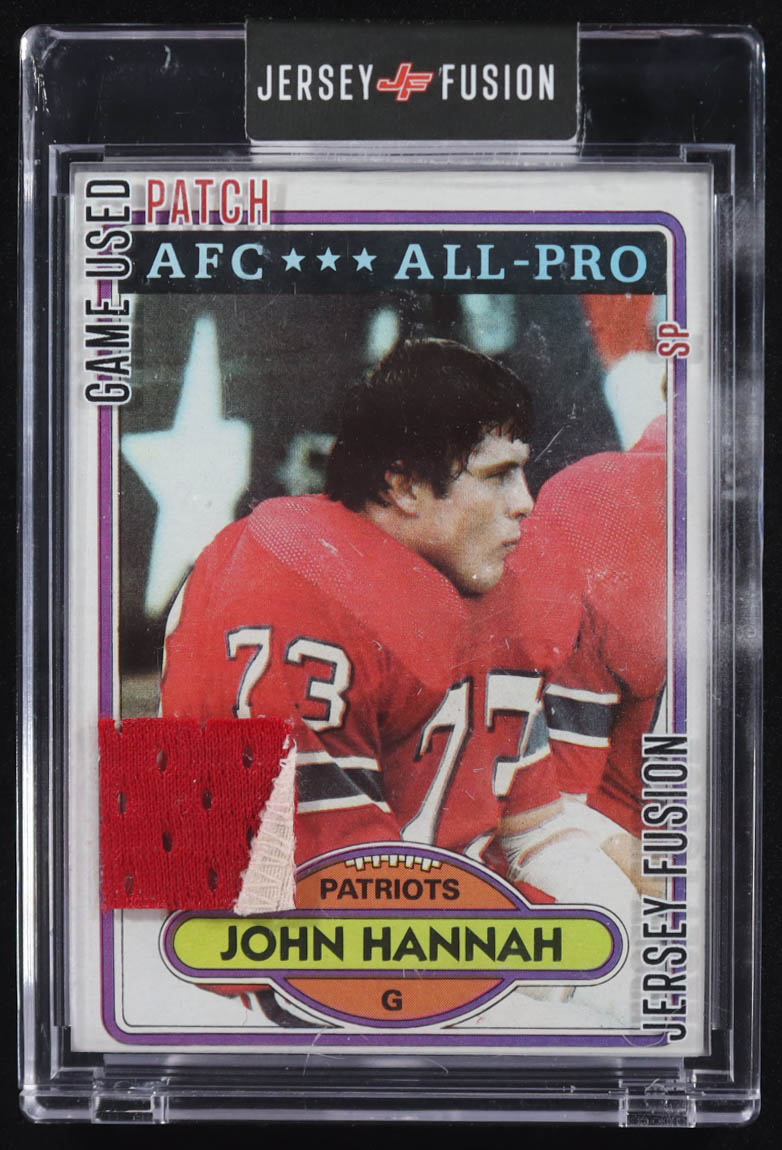 John Hannah 2022 Jersey Fusion Edition Game Used Patch #JH73 at PristineAuction.com John Hannah 2022 Jersey Fusion Edition Game Used Patch #JH73 at PristineAuction.com